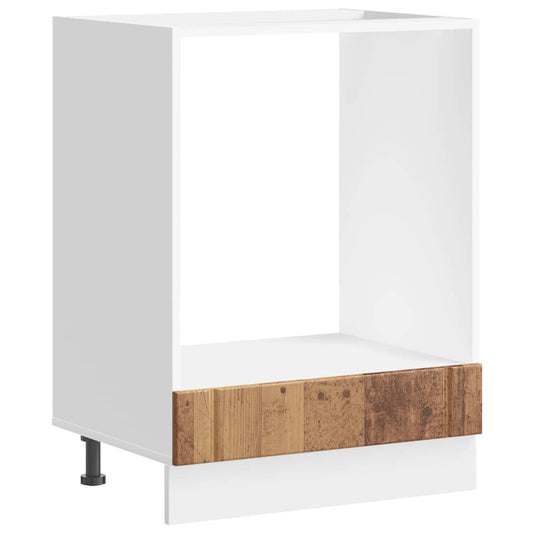 Oven Cabinet Lucca Old Wood Engineered Wood