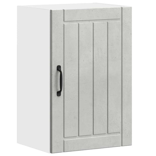 Kitchen Wall Cabinet Lucca Concrete Grey Engineered Wood