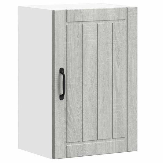 Kitchen Wall Cabinet Lucca Grey Sonoma Engineered Wood