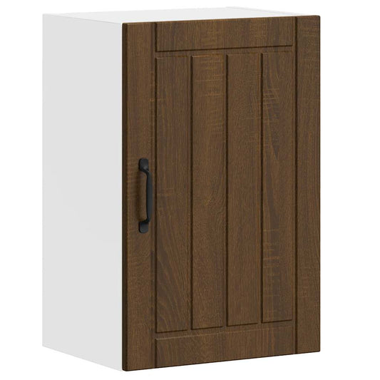 Kitchen Wall Cabinet Lucca Brown Oak Engineered Wood