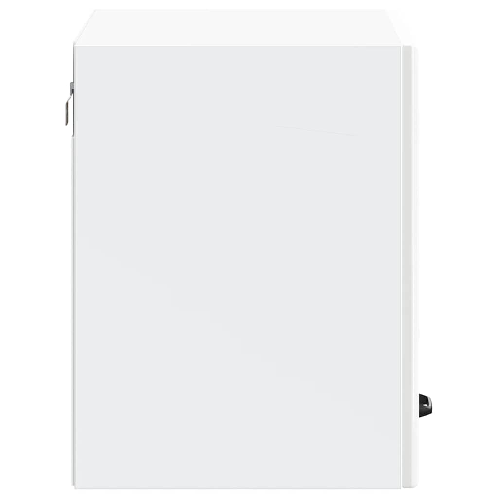Kitchen Wall Cabinet Lucca High Gloss White Engineered Wood