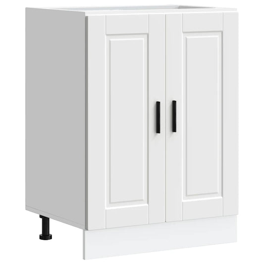 Kitchen Base Cabinet Porto White Engineered Wood