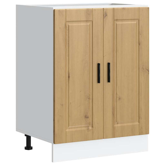 Kitchen Base Cabinet Porto Artisan Oak Engineered Wood