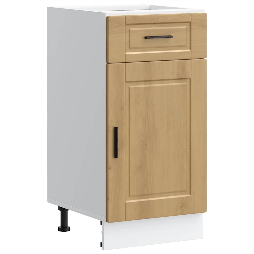 Kitchen Base Cabinet Porto Artisan Oak Engineered Wood