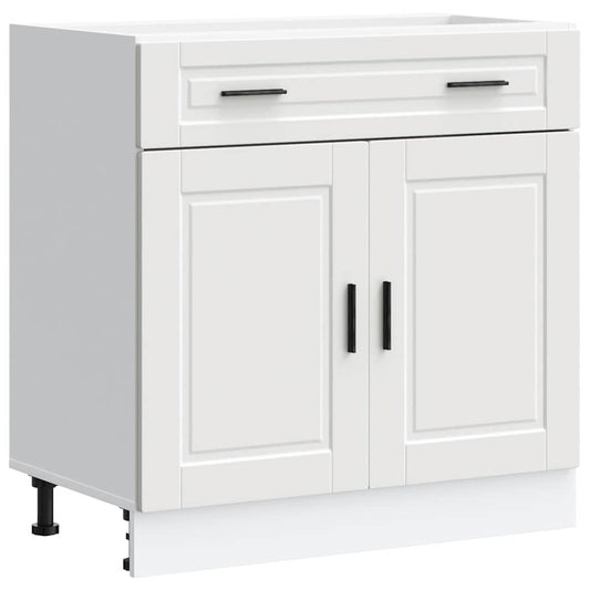 Kitchen Base Cabinet Porto White Engineered Wood