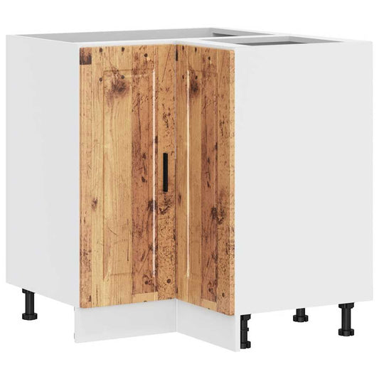 Kitchen Corner Base Cabinet Porto Old Wood Engineered Wood
