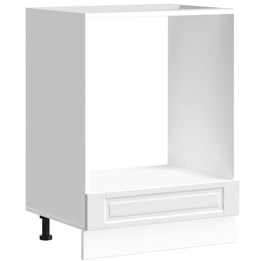 Oven Cabinet Porto White Engineered Wood