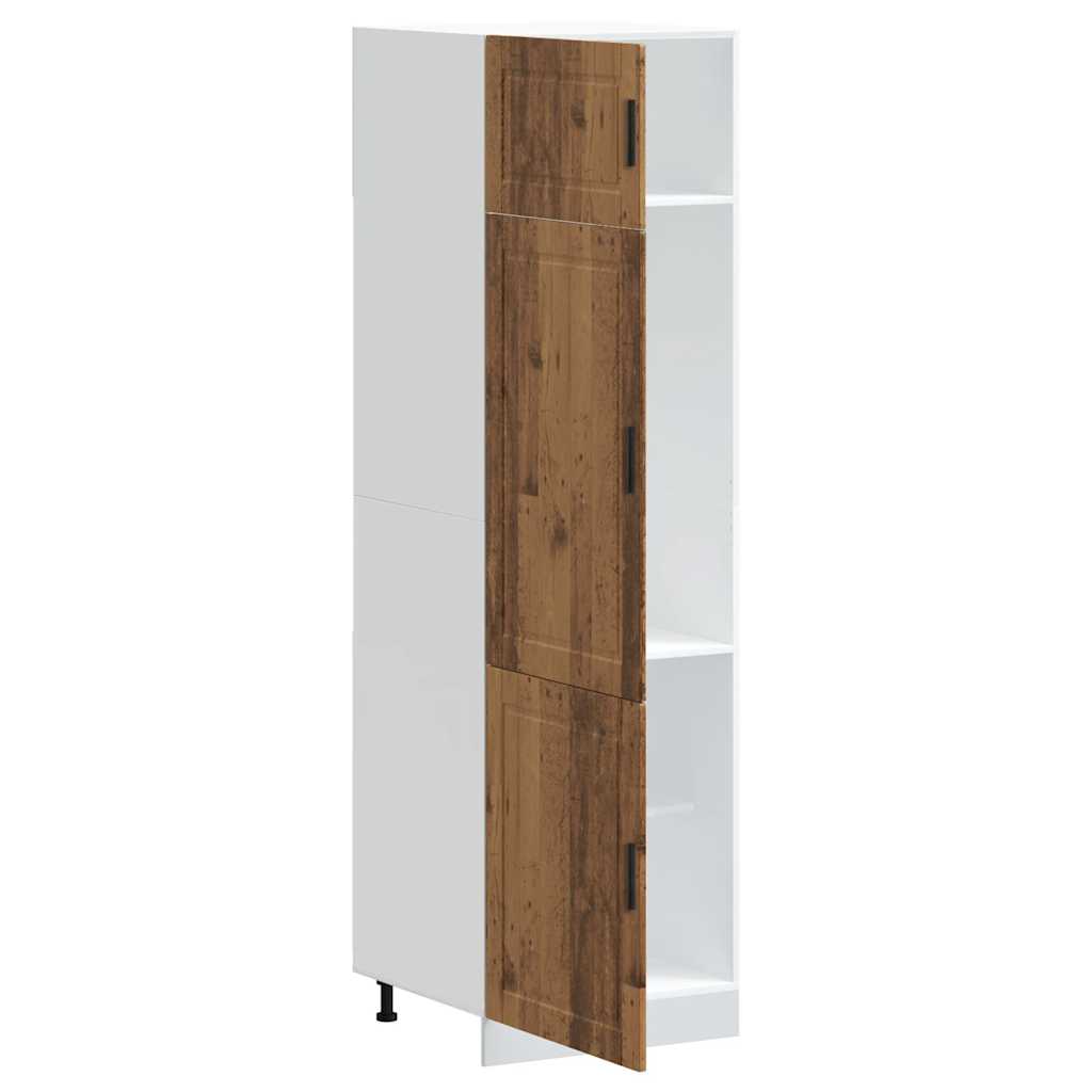 Kitchen Cupboard "Porto" Old Wood Engineered Wood