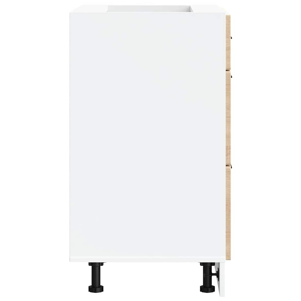 Kitchen Base Cabinet Porto Sonoma Oak Engineered Wood