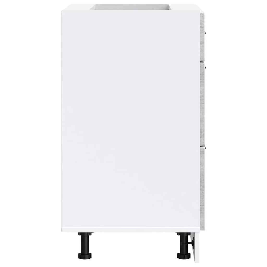 Kitchen Base Cabinet Porto Grey Sonoma Engineered Wood