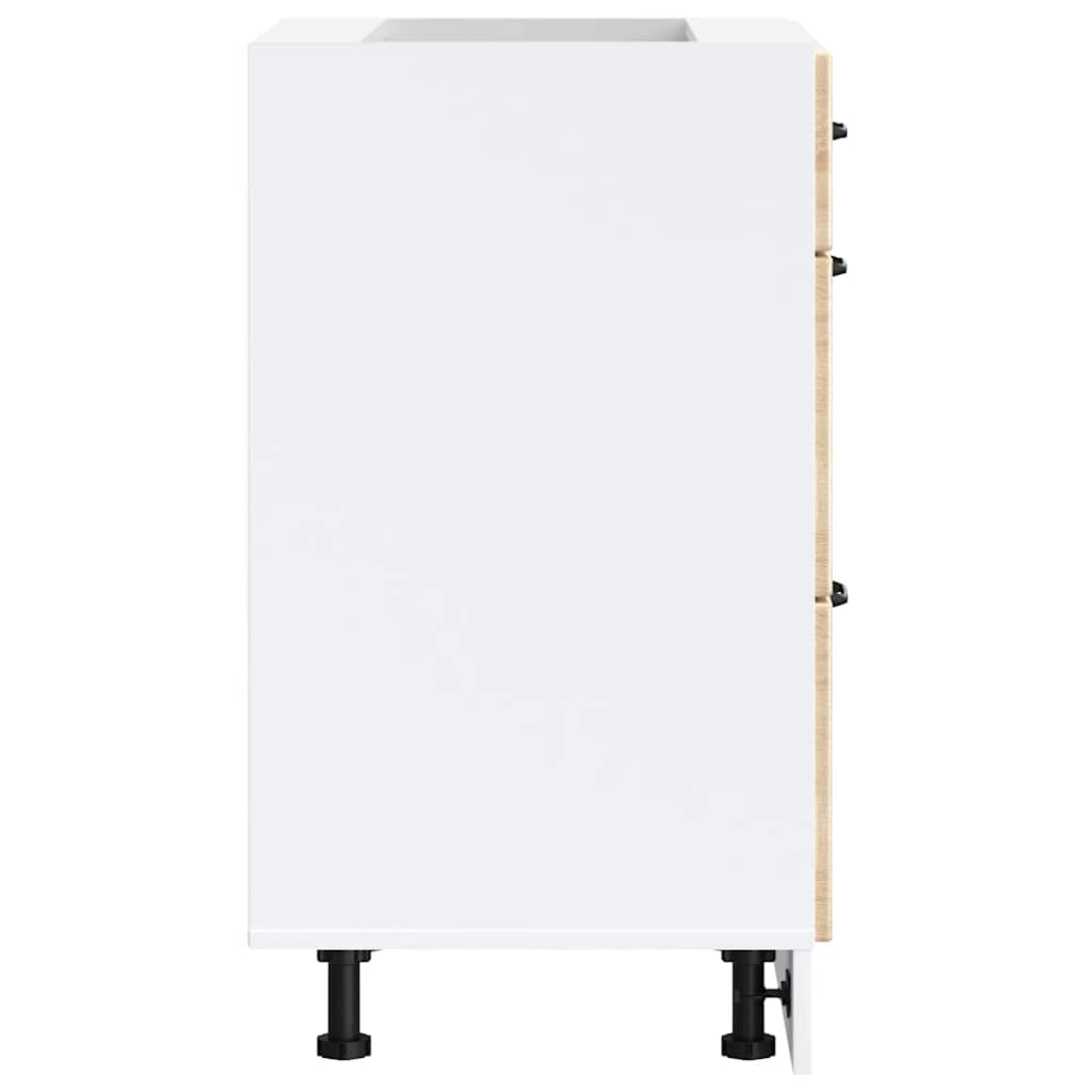 Kitchen Base Cabinet Lucca Sonoma Oak Engineered Wood