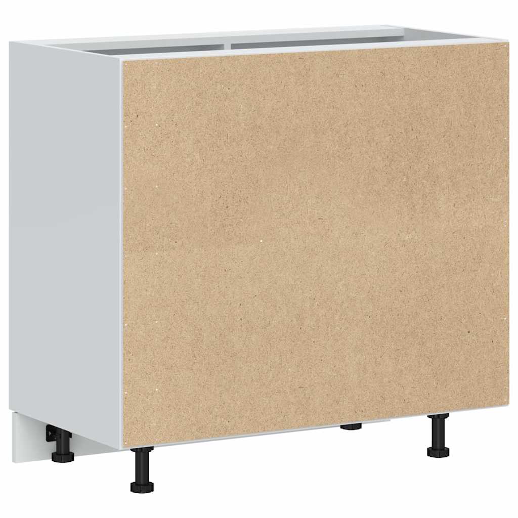 Kitchen Base Cabinet Lyon Black Engineered Wood