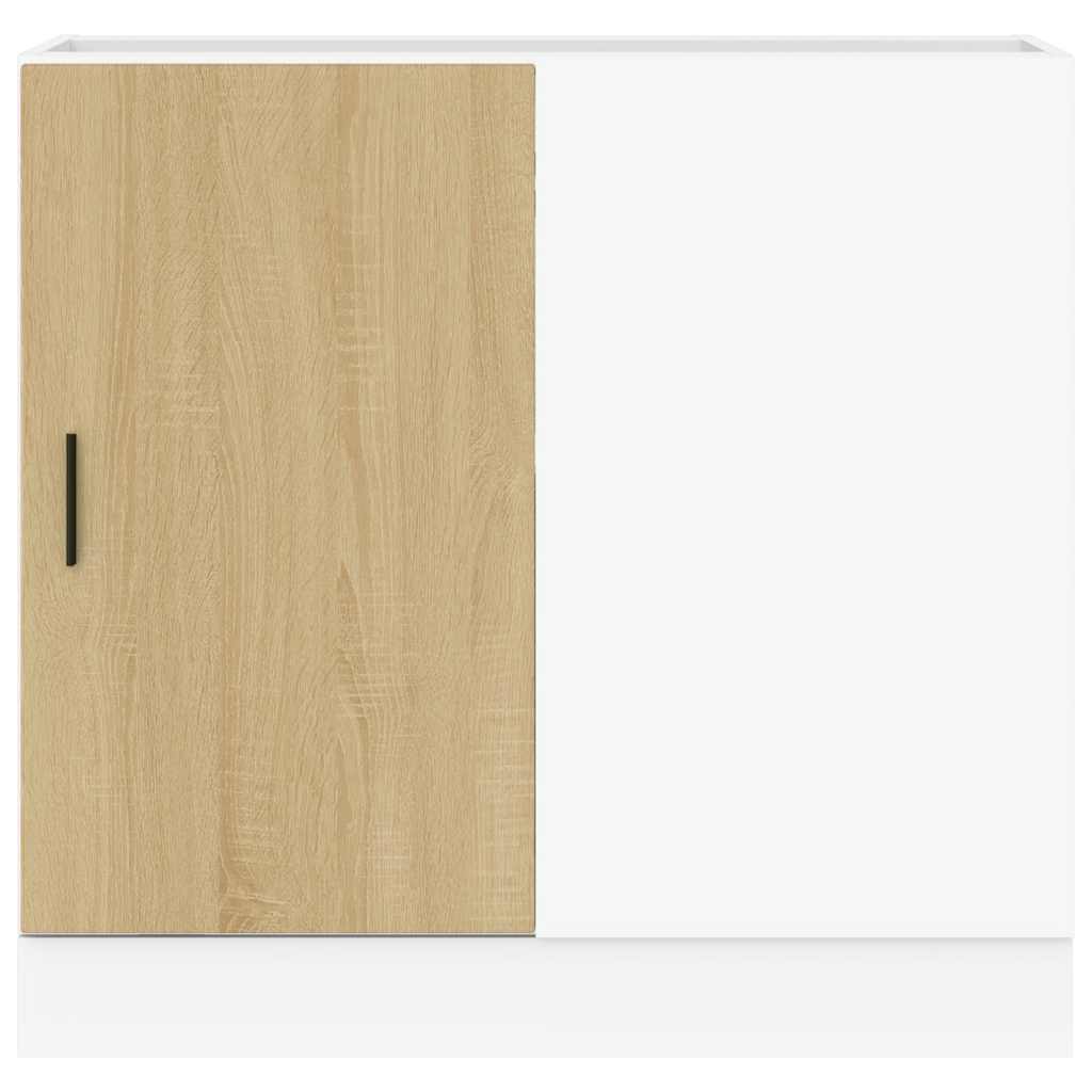 Kitchen Base Cabinet Lyon Sonoma Oak Engineered Wood