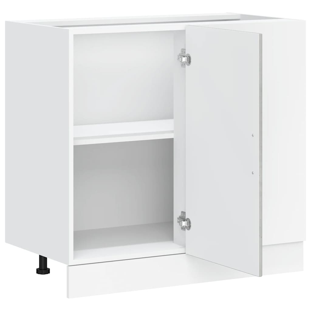 Kitchen Base Cabinet Lyon Concrete Grey Engineered Wood