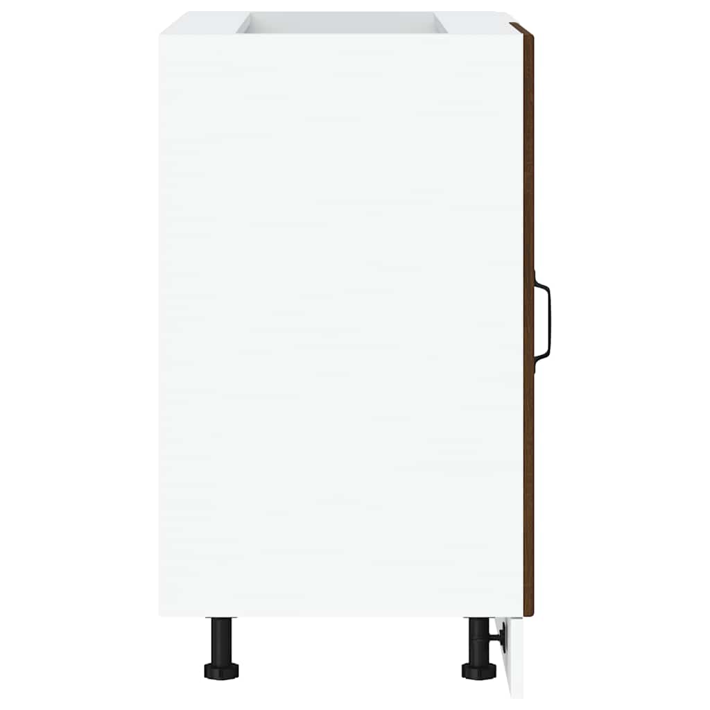 Kitchen Base Cabinet Lyon Brown Oak Engineered Wood