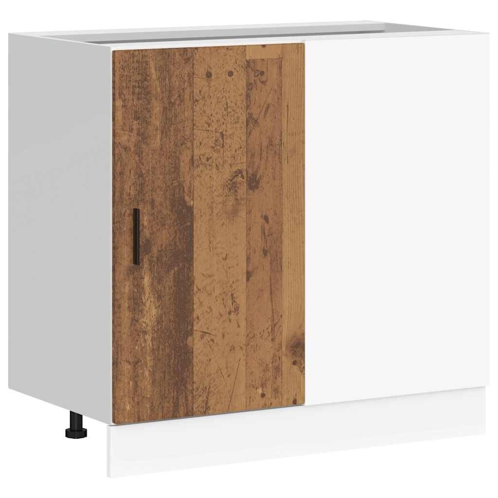 Kitchen Base Cabinet Lyon Old Wood Engineered Wood