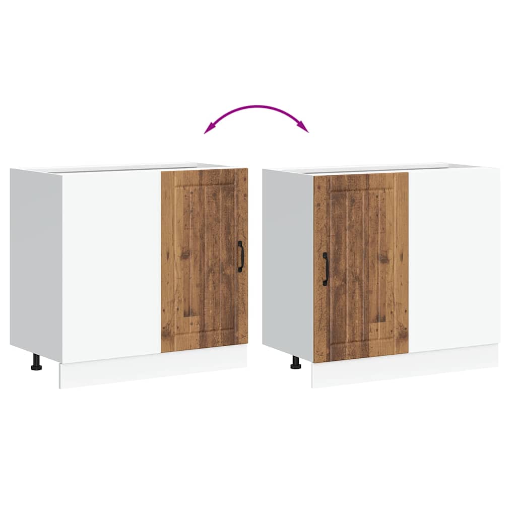 Kitchen Base Cabinet Lucca Old Wood Engineered Wood