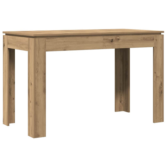 Dining Table Artisan Oak 120x60x76 cm Engineered Wood