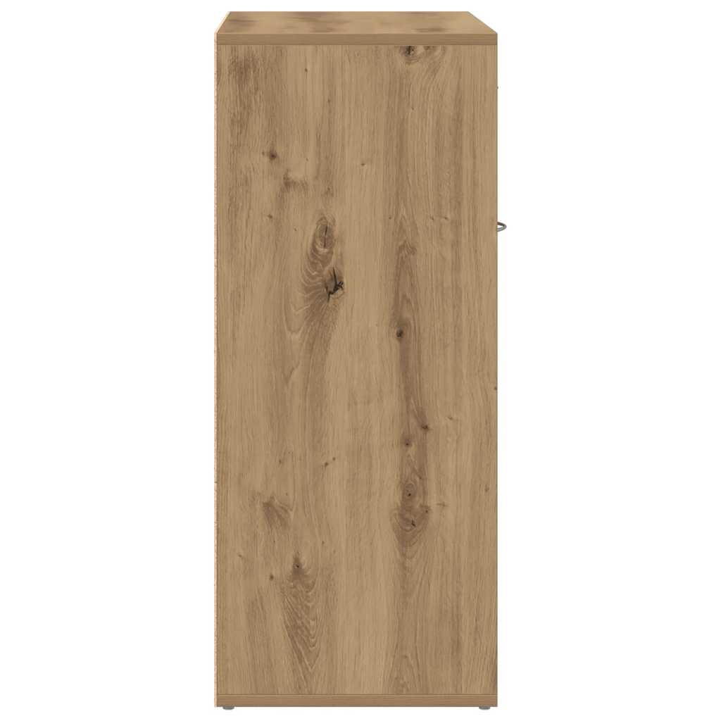 Shoe Cabinet Artisan Oak 60x35x84 cm Engineered Wood
