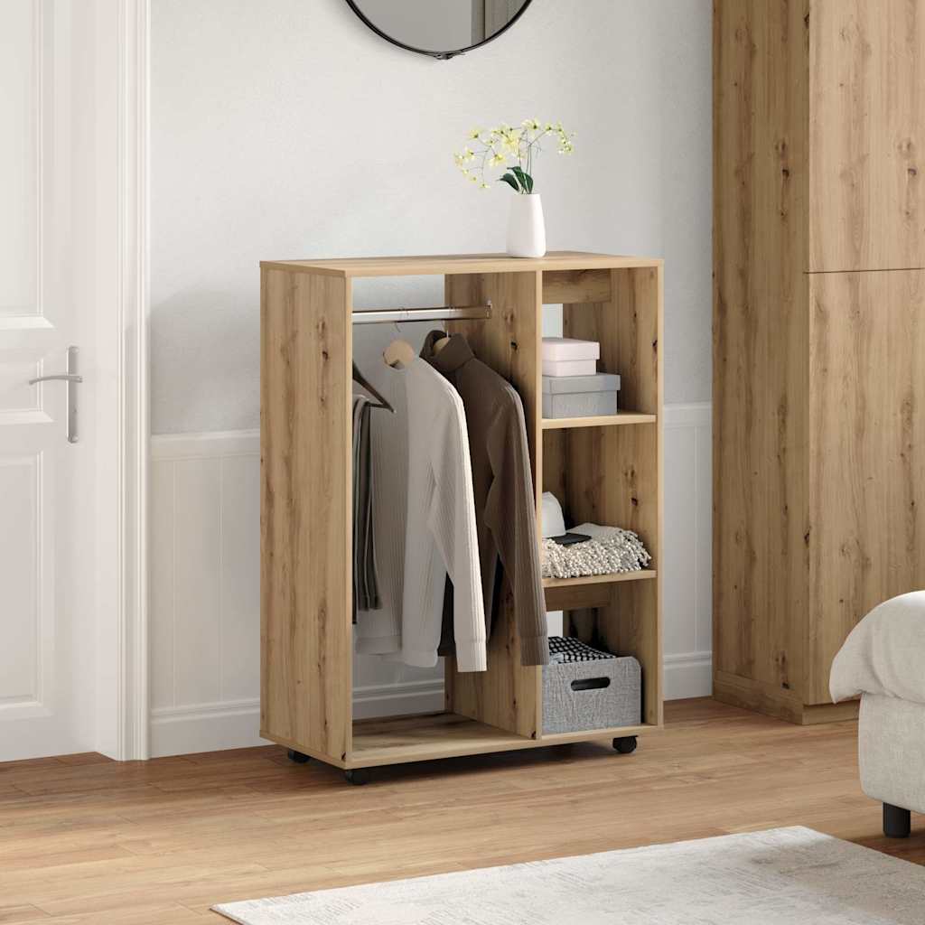 Wardrobe Artisan Oak 80x40x110 cm Engineered Wood