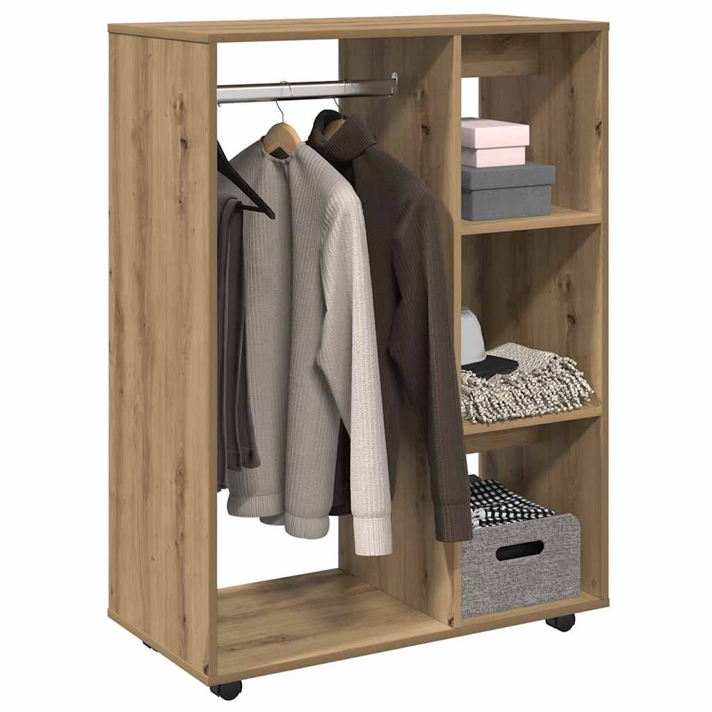 Wardrobe Artisan Oak 80x40x110 cm Engineered Wood
