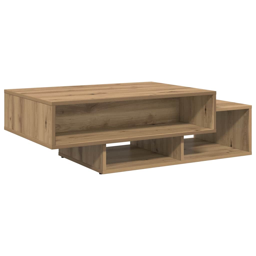 Coffee Table Artisan Oak 105x55x32 cm Engineered Wood