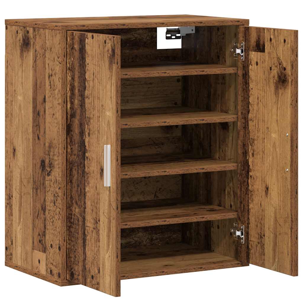 Shoe Cabinet 60 x 35 x 70 cm Old Wood