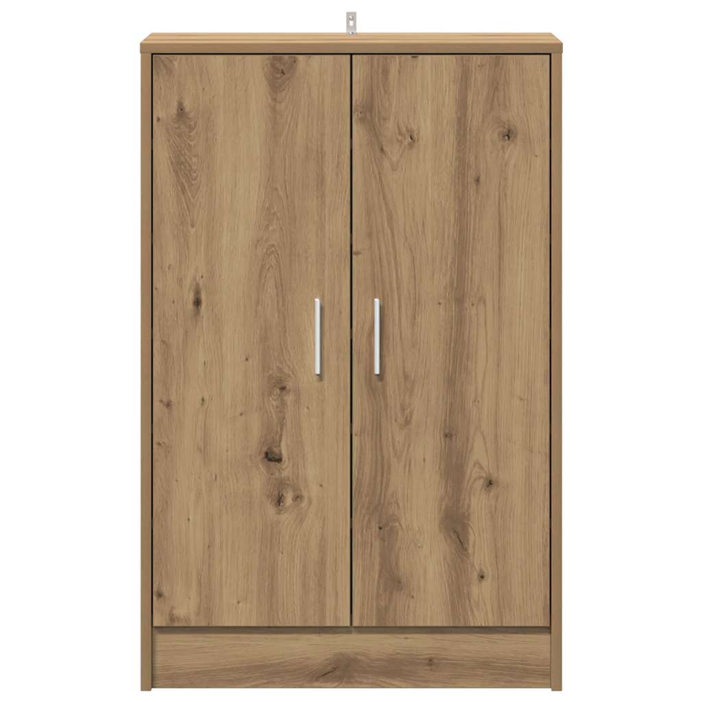 Shoe Cabinet Artisan Oak 60x35x92 cm Engineered Wood