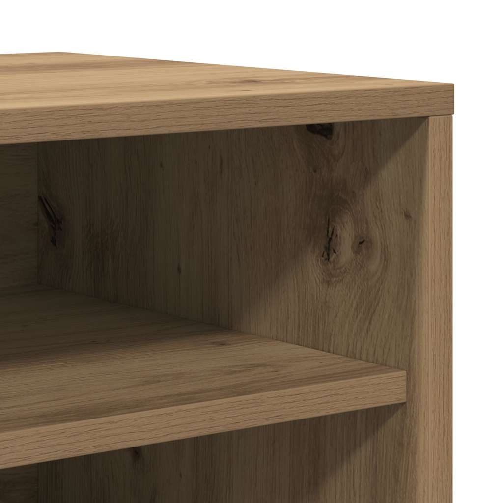 Shoe Cabinet Artisan Oak 60x35x70 cm Engineered Wood