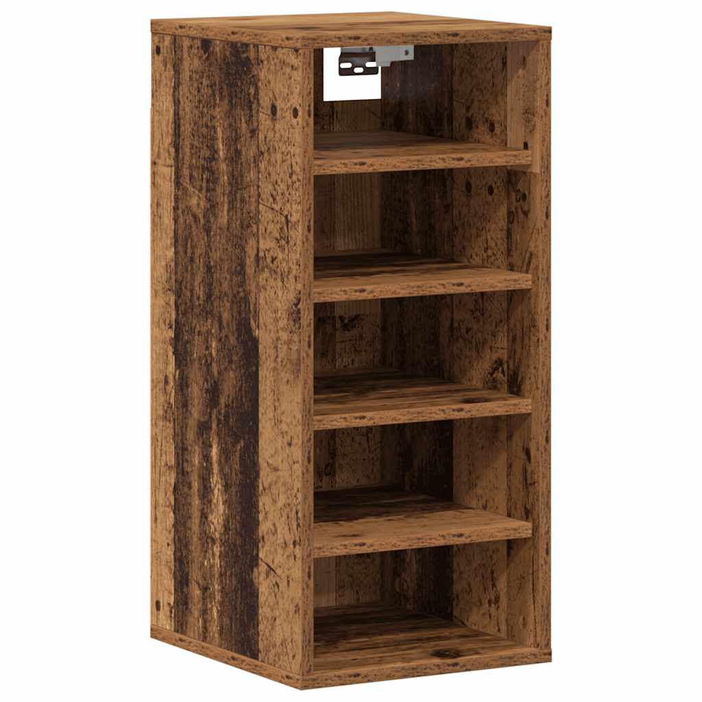 Shoe Cabinet 32 x 35 x 70 cm Old Wood