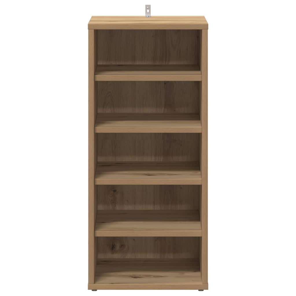 Shoe Cabinet Artisan Oak 32x35x70 cm Engineered Wood