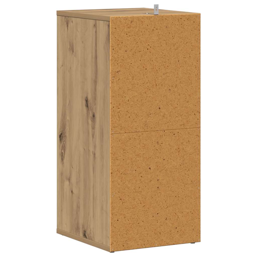 Shoe Cabinet Artisan Oak 32x35x70 cm Engineered Wood