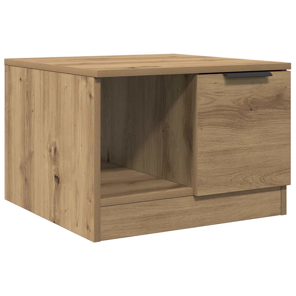 Coffee Table Artisan Oak 50x50x36 cm Engineered Wood