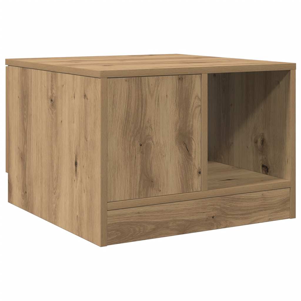 Coffee Table Artisan Oak 50x50x36 cm Engineered Wood