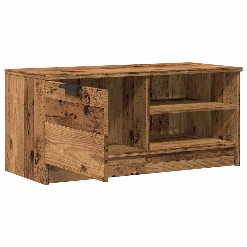 2 Piece TV Cabinet Set Old Wood 80x35x36,5 cm Engineered Wood