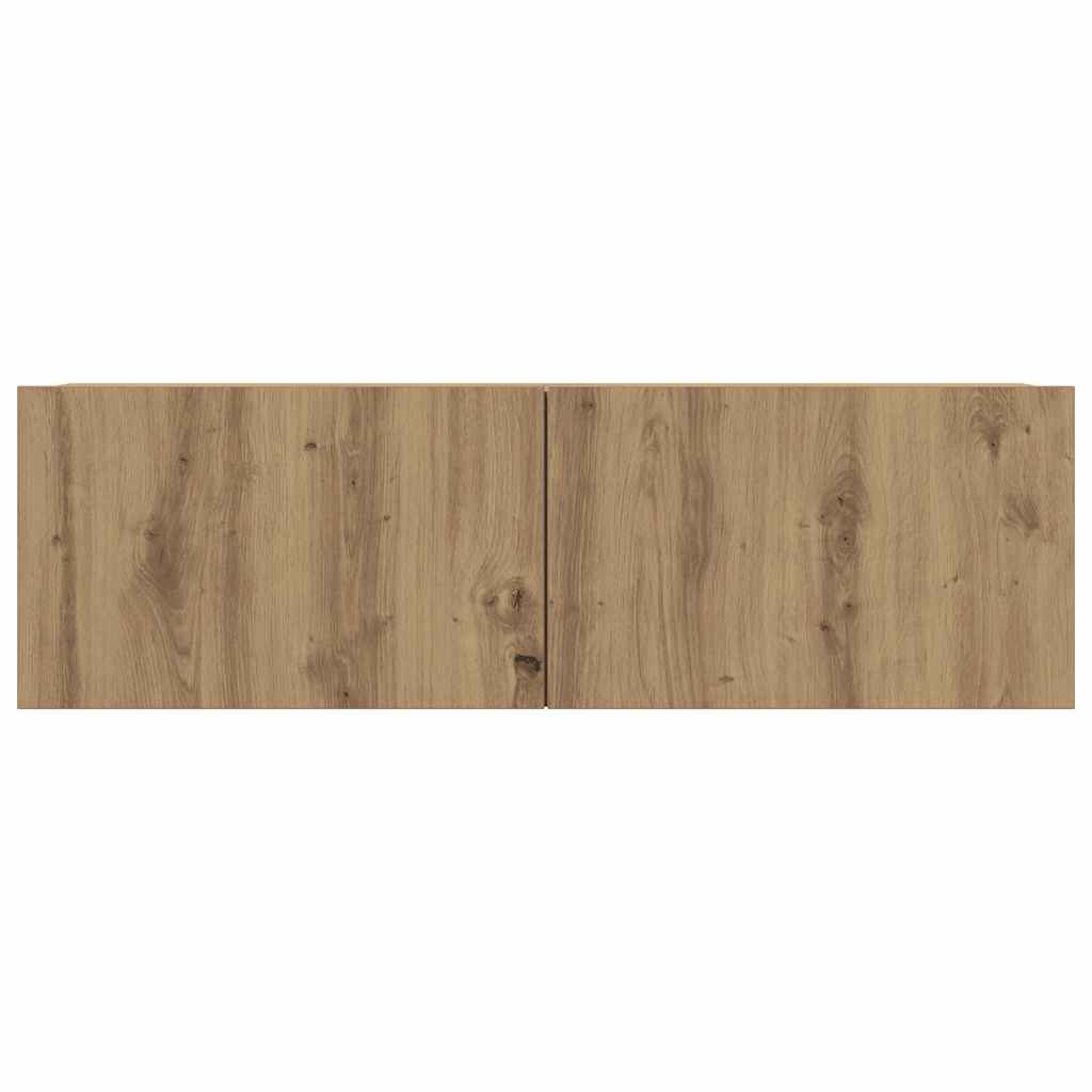 TV Cabinets Wall-mounted 2 pcs Artisian Oak 100x30x30 cm