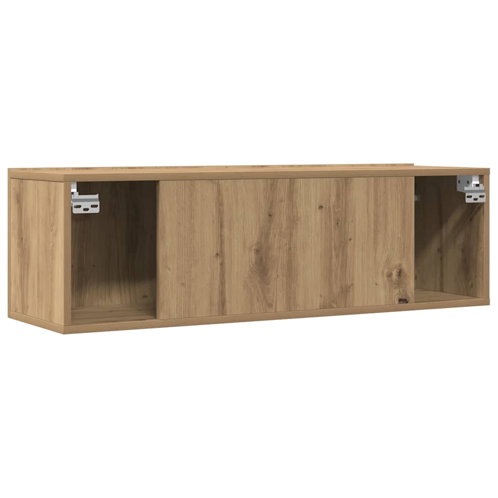 TV Cabinets Wall-mounted 2 pcs Artisian Oak 100x30x30 cm