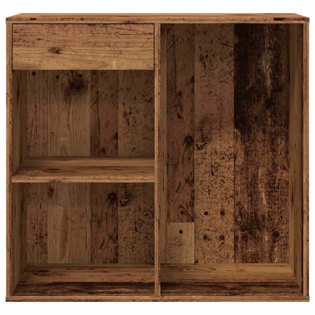 Cosmetic Cabinet Old Wood 80x40x75 cm Engineered Wood
