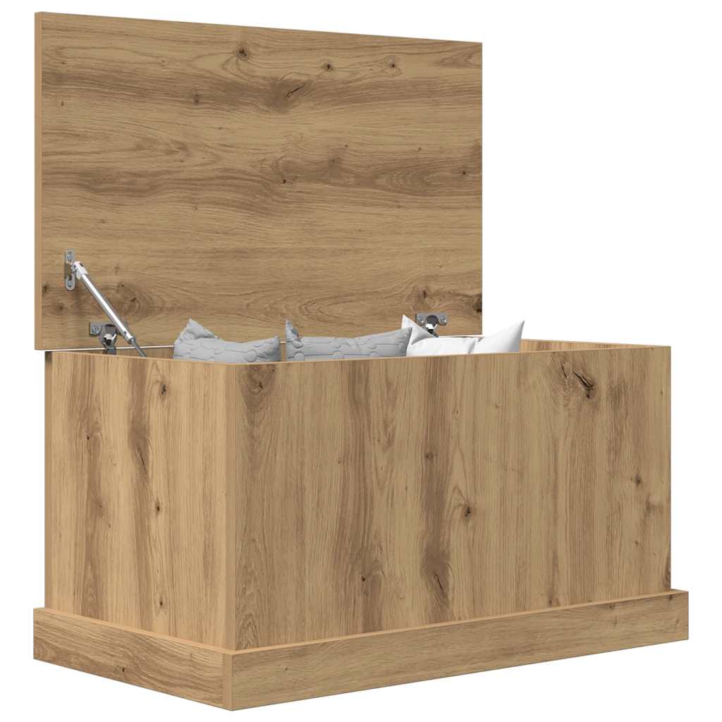Storage Box Artisan Oak 70x40x38 cm Engineered Wood