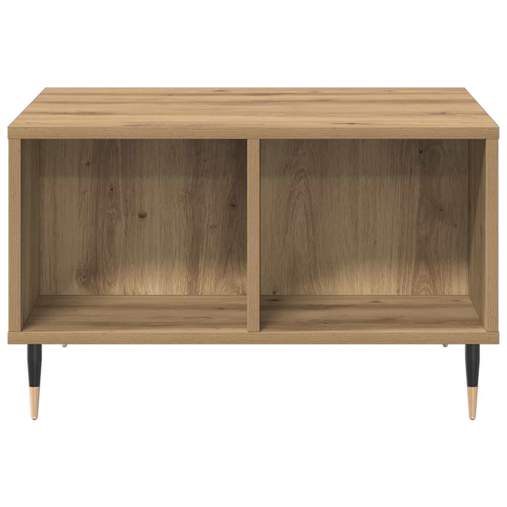 Coffee Table Artisan Oak 60x50x36.5 cm Engineered Wood