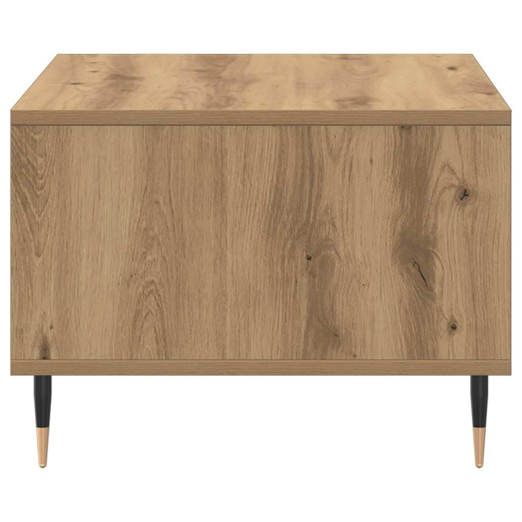 Coffee Table Artisan Oak 60x50x36.5 cm Engineered Wood