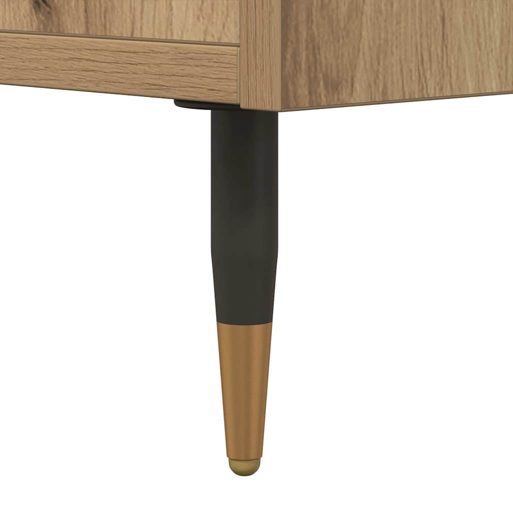 Coffee Table Artisan Oak 60x50x36.5 cm Engineered Wood