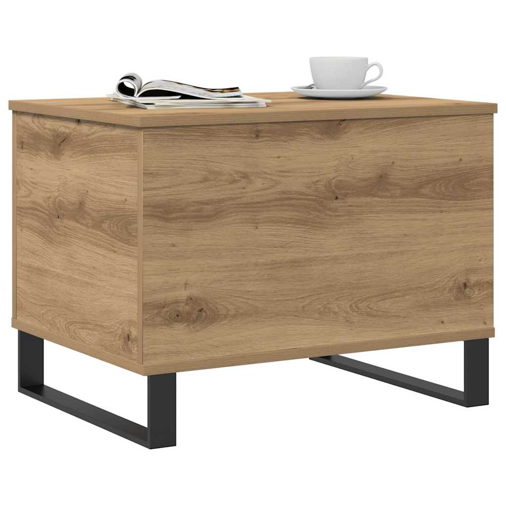 Coffee Table Artisan Oak 60x44.5x45 cm Engineered Wood