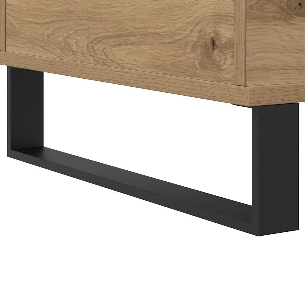 Coffee Table Artisan Oak 60x44.5x45 cm Engineered Wood