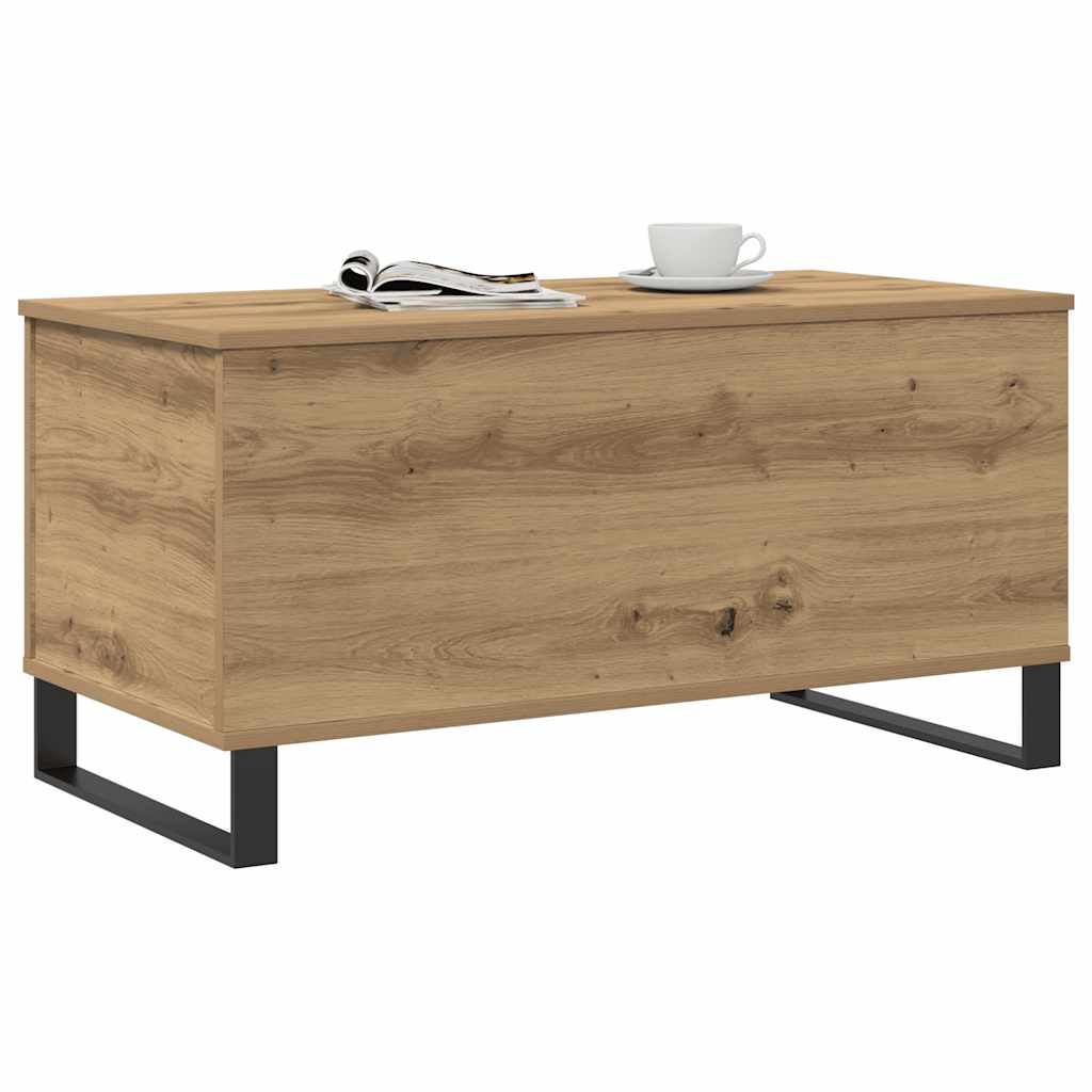 Coffee Table Artisan Oak 90x44.5x45 cm Engineered Wood