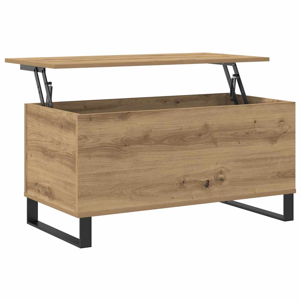 Coffee Table Artisan Oak 90x44.5x45 cm Engineered Wood