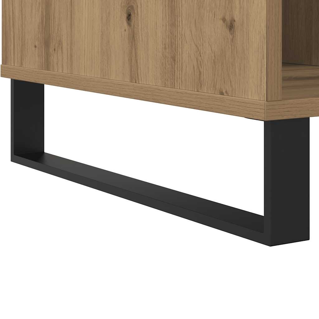 Coffee Table Artisan Oak 90x49x45 cm Engineered Wood