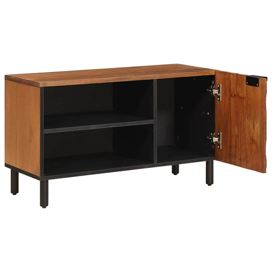 TV Cabinet Acacia Brown Finish 80 x 33 x 46 cm Solid Mango Wood