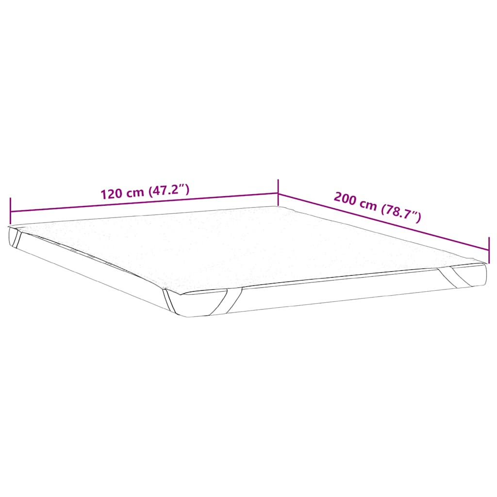 Mattress Protector White 120x200 cm Waterproof