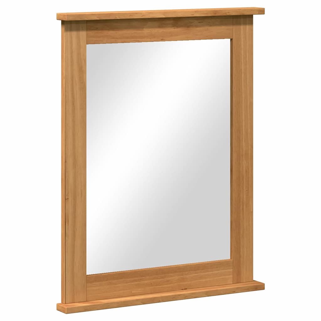 Mirror VIGO Honey brown 55.5 x 5 x 70 cm Solid pine wood